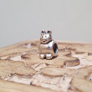 Genuine Pandora Ale S925  - Retired Kitty Charm - Rare